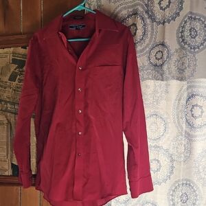 Croft & Barrow Rich Red Dress Shirt